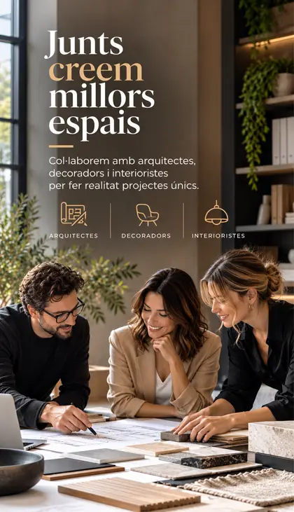 Serveis a arquitectes, decoradors i interioristes Esteve Estudi . Botiga de mobles de cuina i bany a Sabadell